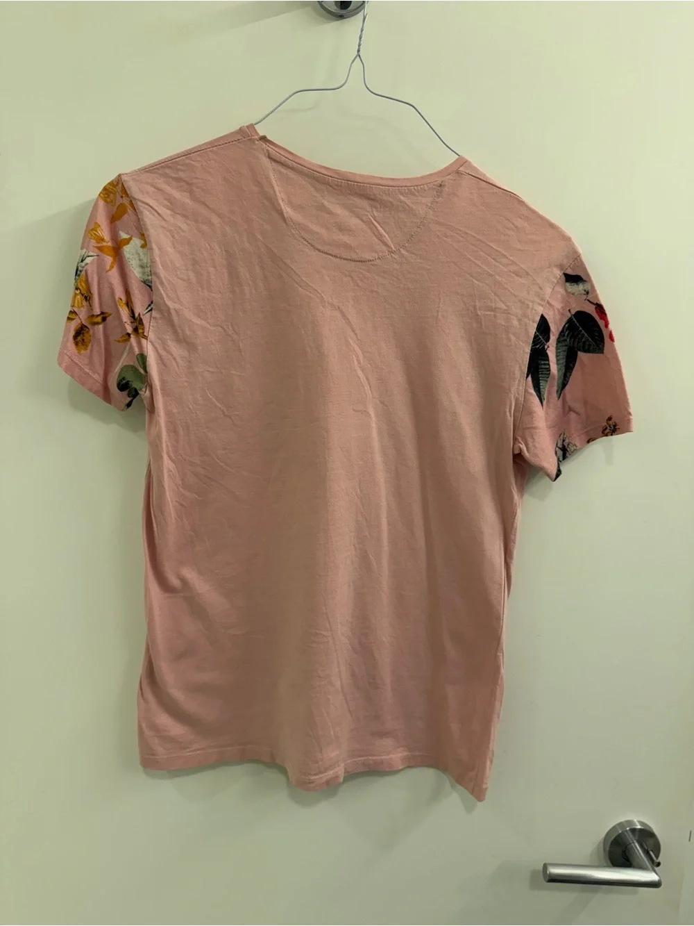 Zara Pink Floral Short Sleeve Tee - Picture 2 of 2